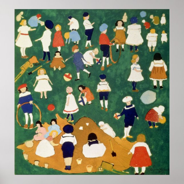 Poster Enfants, 1908 (Devant)