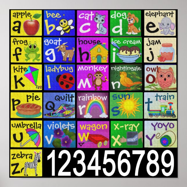 Poster Enfants ABC (Devant)
