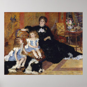 Poster Enfants au chien de Renoir, Art Impressionniste Vi