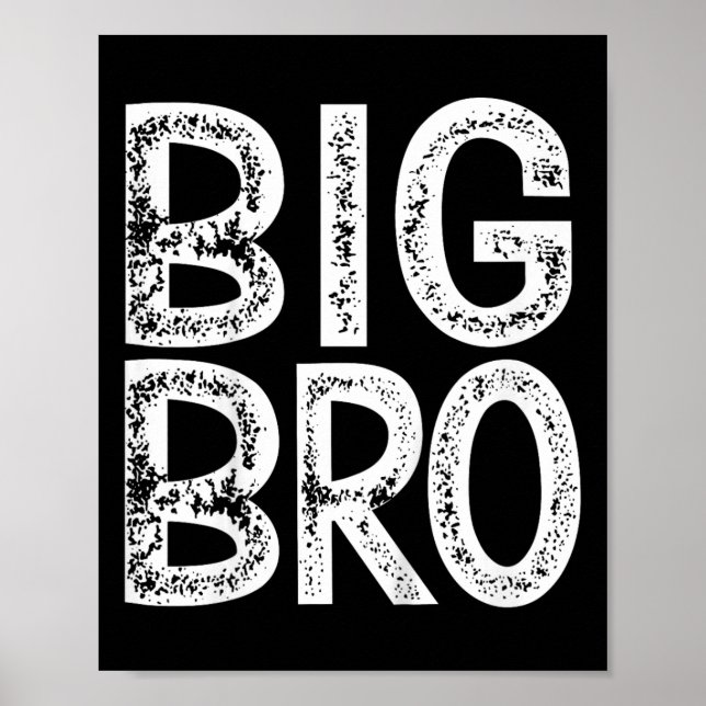 Poster Enfants Big Bro Brother Cadeaux Anniversaire Noël  (Devant)