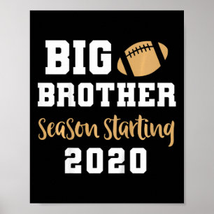 Poster Enfants Big Brother Footbyll Faire-part de grosses