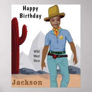 Poster Enfants Cowboy Special Sheriff Photo AJOUTER