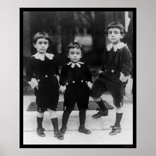 Poster Enfants dans Little Lord Fauntleroy costumes 1914 (Devant)