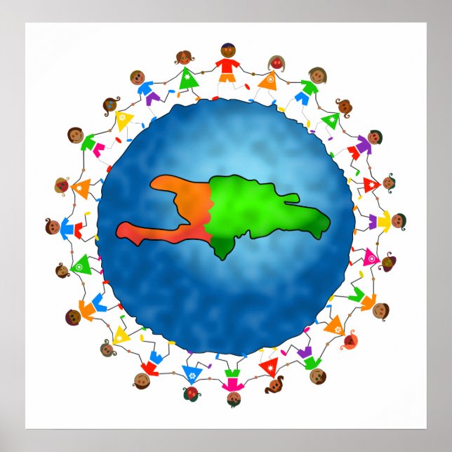 Poster Enfants d'Haïti (Devant)