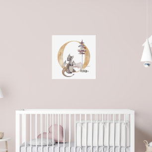 Poster Enfants Dragon Nom personnalisé Monogramme O Nurse