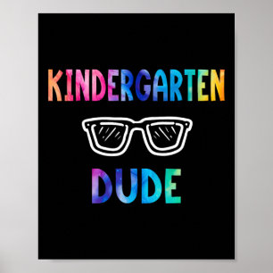 Poster Enfants Drôles Arc-en-Ciel Ck À l'École Bonjour Ja