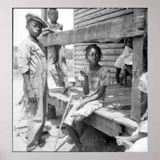 Poster Enfants du delta du Mississippi
