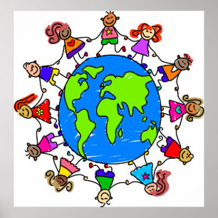 Poster Enfants du monde