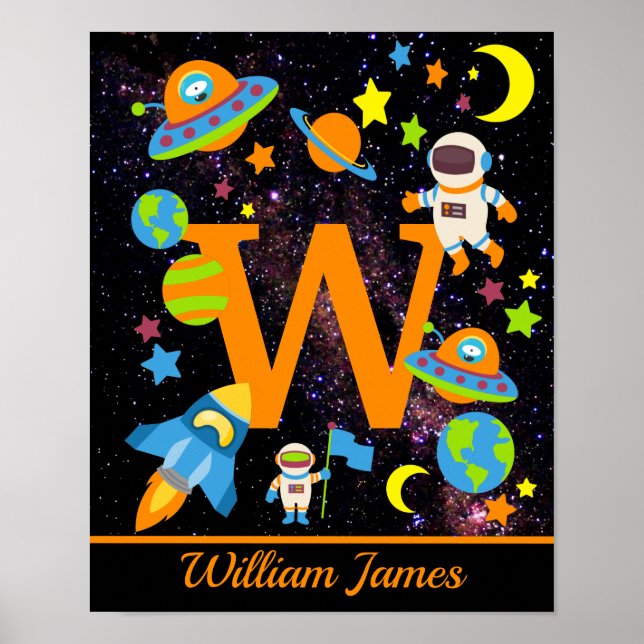 Poster Enfants Espace Milkyway (Devant)