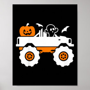 Poster Enfants Fantôme Citrouille équitation Monster Cami