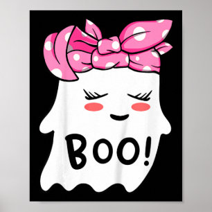 Poster Enfants Filles Toddler Joyeux Fantôme D'Halloween 