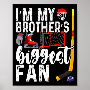 Poster Enfants Hockey sur Glace Grands Frères Plus Grand 