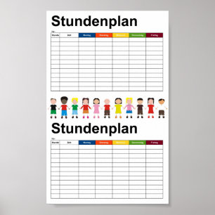 Poster Enfants / Horaires