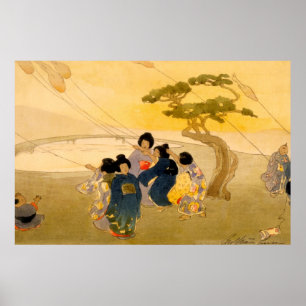 Poster Enfants Japonais - Bertha Lum - 1913
