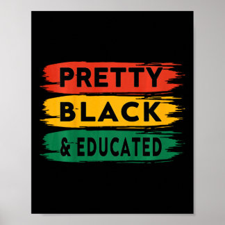 Poster Enfants Melanin Mois de l'histoire noire