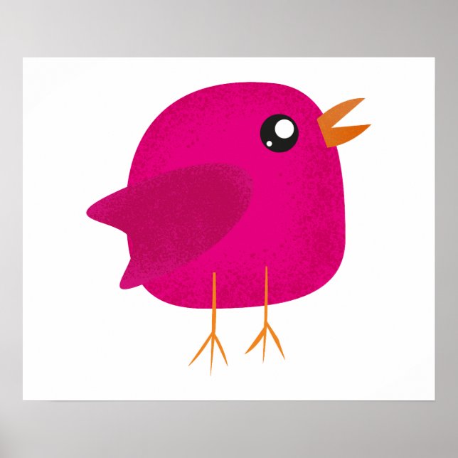 Poster Enfants mignonette birdy (Devant)