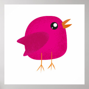 Poster Enfants mignonette birdy