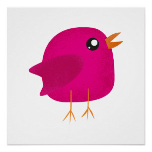 Poster Enfants mignonette birdy