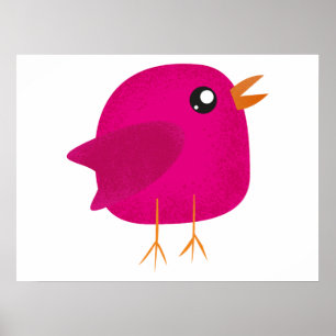 Poster Enfants mignonette birdy