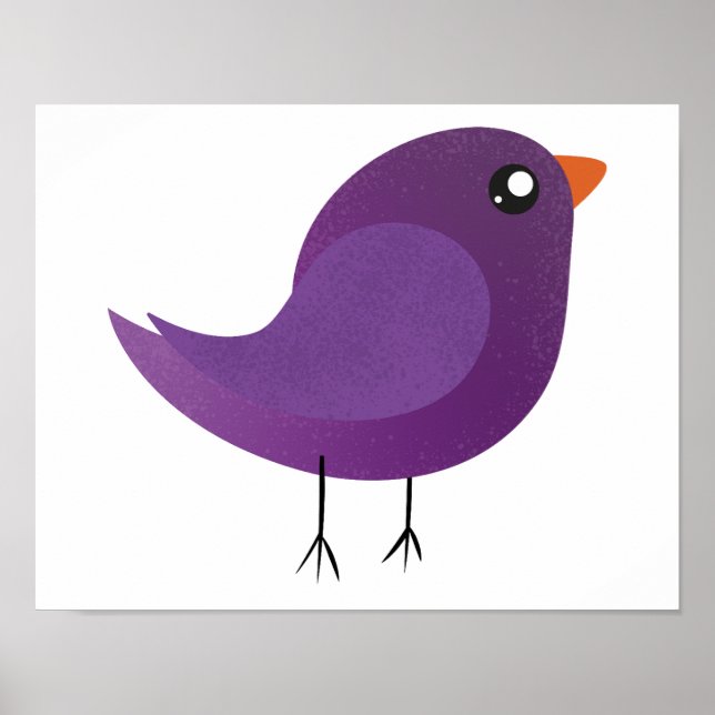 Poster Enfants mignonette birdy (Devant)