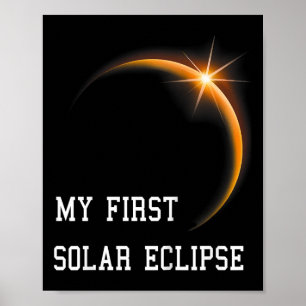 Poster Enfants Mon premier Solaire Eclipse Garçons Filles