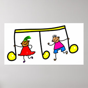 Poster Enfants musicaux