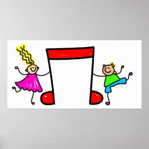 Poster Enfants musicaux