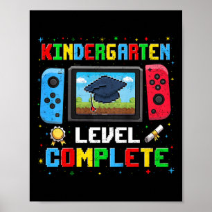 Poster Enfants Niveau Gardergarten Compléter Dernier Jour