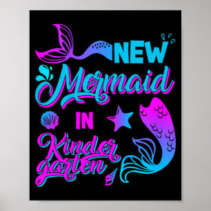 Poster Enfants Nouvelle Sirène En Maternelle Sirène Retou