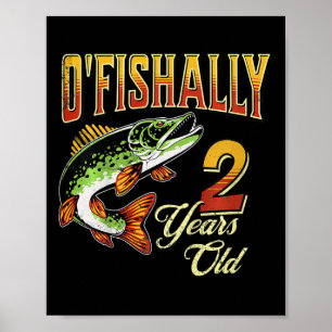 Poster Enfants O'Fishally 2 ans Pêche Thème 2ème Bir