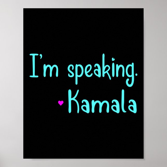 Poster Enfants que je parle Kamala Harris Inspirational V (Devant)