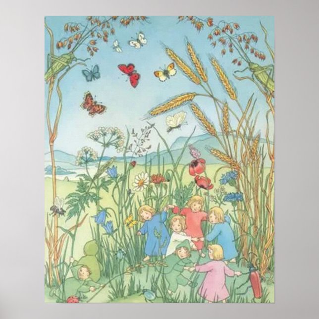 Poster Enfants Racines Sibylle Von Olfers (Devant)