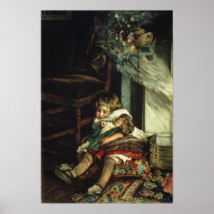 Poster Enfants rêvant de jouets