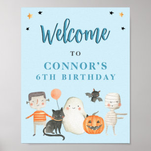 Poster Enfants Spotacular Halloween fête d'anniversaire B