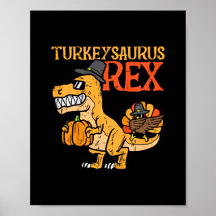 Poster enfants turkeysaurus rex dab dinkey dino tout-peti
