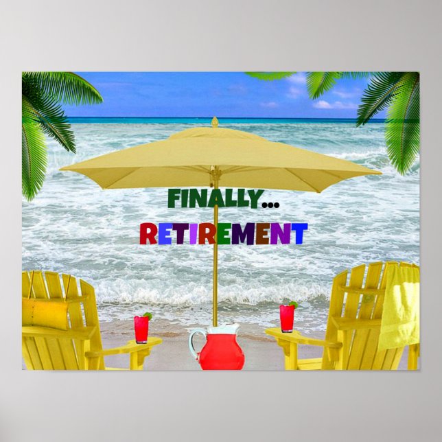 Poster Enfin...Retraite (Devant)