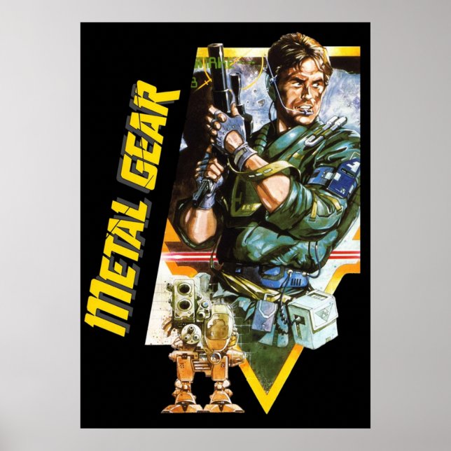 Poster Engin métallique (Devant)