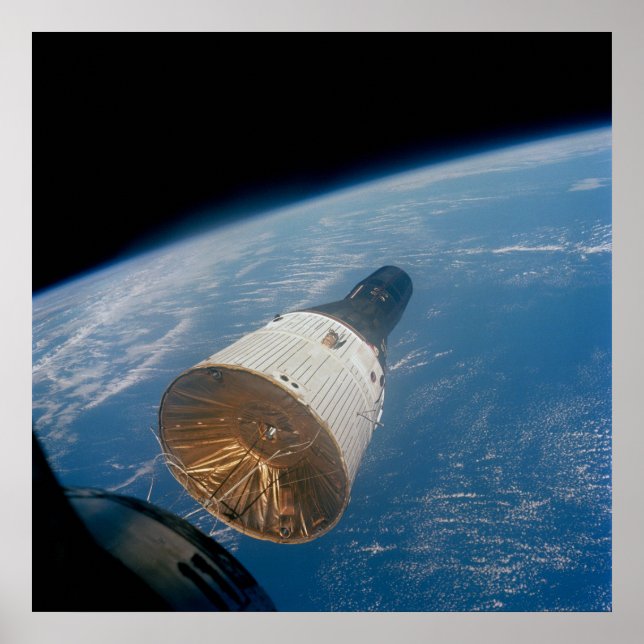 Poster Engin spatial Gemini 7 vu de Gemini 6A (Devant)