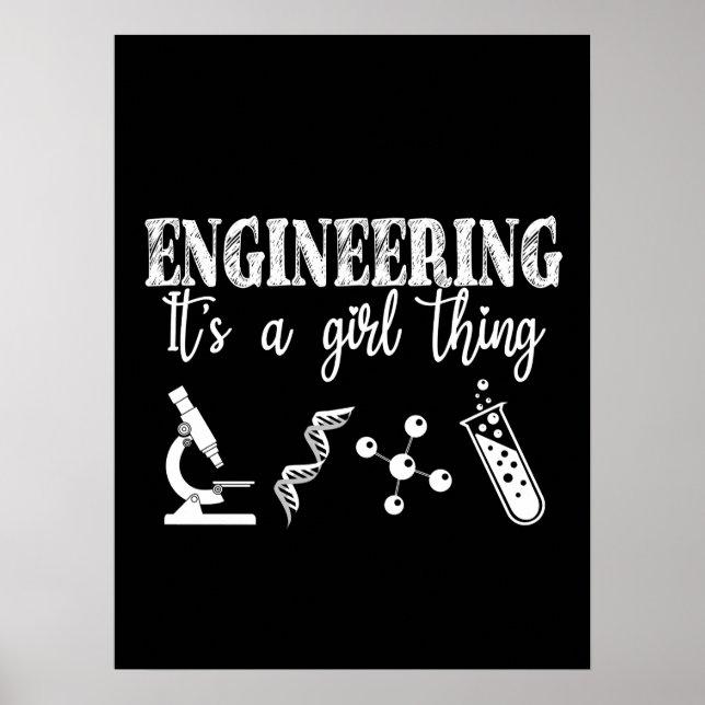 Poster Engineering It's a Girl Thing (Devant)