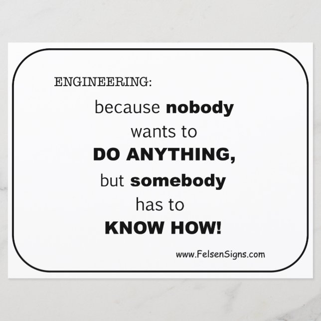Poster - Engineering Know How (Front)