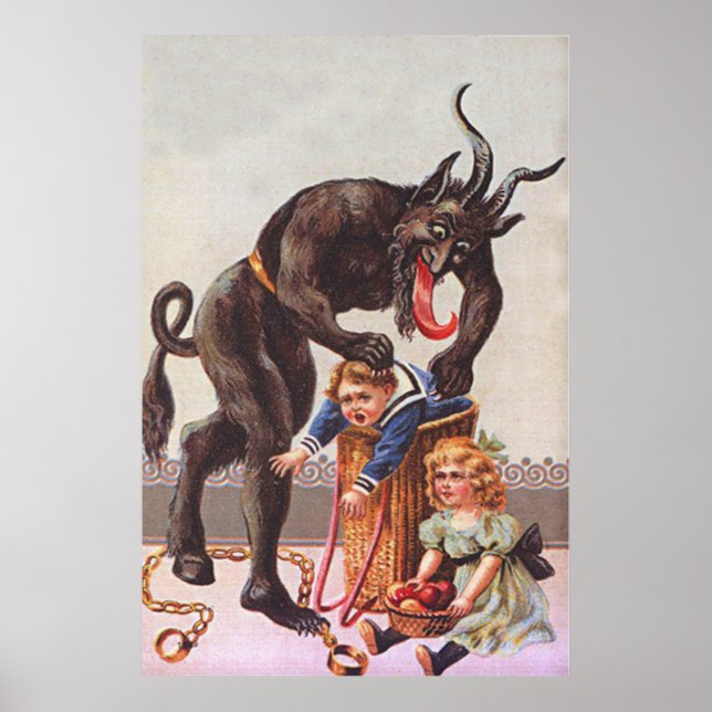 Poster Enlèvement de Krampus des enfants (Devant)