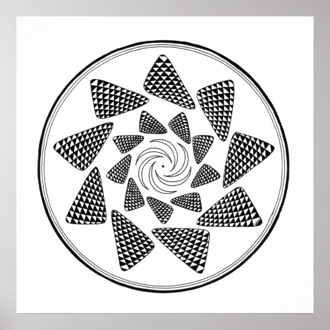 Poster Enneagon II (Devant)