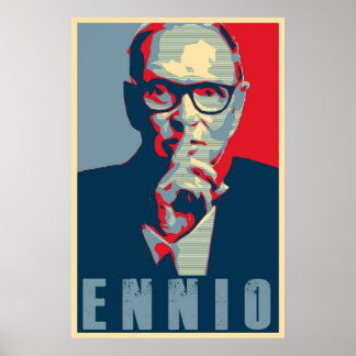 Poster Ennio Morricone Hope Style Dedication