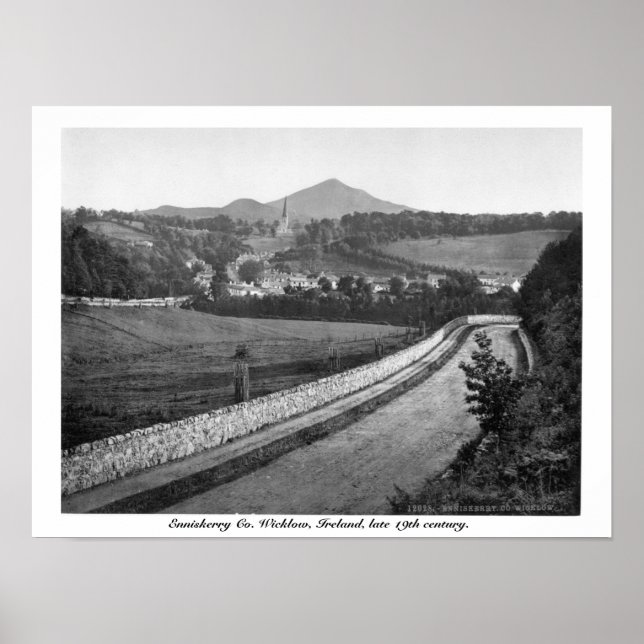 Poster Enniskerry Co. Wicklow Irlande, 19e siècle (Devant)
