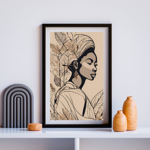 Poster Enraciné dans l'or