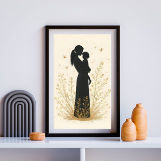 Poster Enraciné dans ses bras