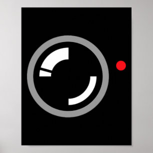 Poster Enregistrement vidéo secret amusant Cameraman Hall