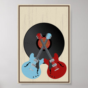 Poster enregistrement vintage