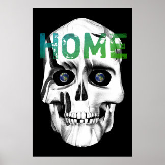 Poster Enregistrer le crâne de la Terre