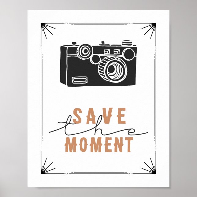 Poster Enregistrer Le Moment D'Impression De Caméra Vinta (Devant)